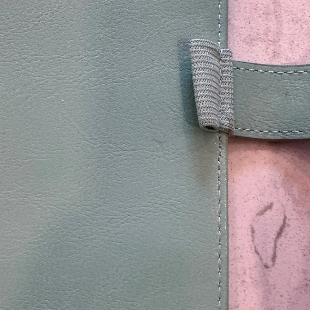 Carpe Diem Faux Leather Teal Planner Agenda Organizer Binder A5